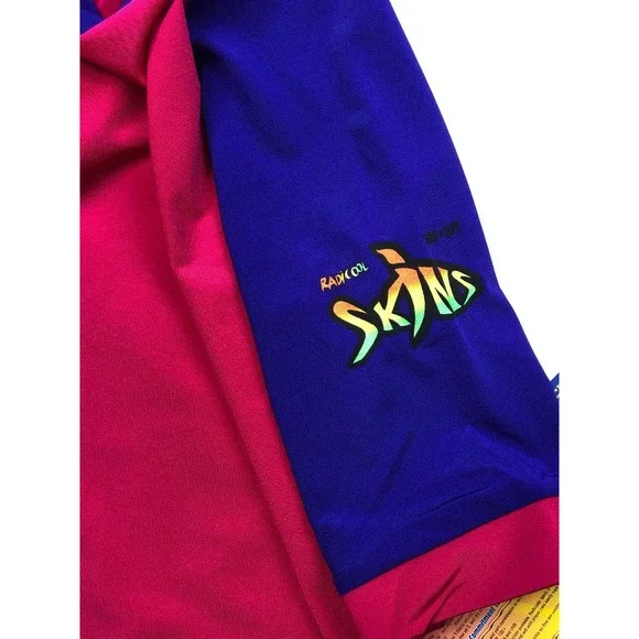 NWT Radicool Skins Girls 2 Sun Protection Rash Guard Swim Shirt Top - Picture 3 of 7